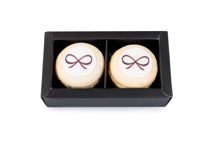 twee macarons (met of zonder logo)