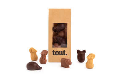 Praline diertjes (150 gram) - UITVERKOCHT